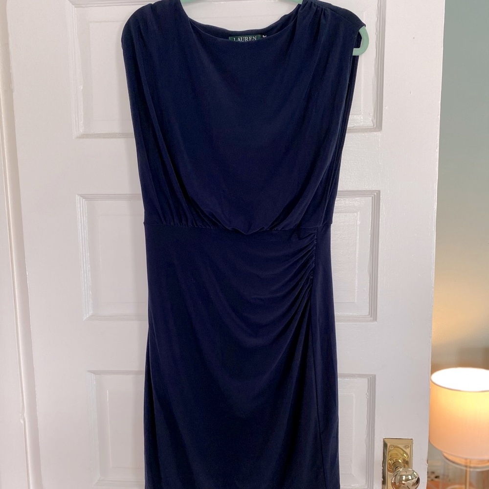 Ralph Lauren Navy Popover Dress